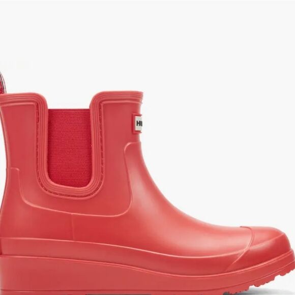 Hunter Tabitha Chelsea Waterproof Rain Boots- Logo Red/Signature - Picture 2 of 7